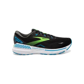 Brooks Adrenaline GTS 23 Wide 2E Men's  - Black/Hawaiian Ocean/Green