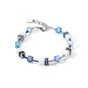 GeoCUBE® Iconic Nature bracelet blue white