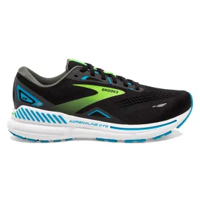 MEN'S ADRENALINE 23 - WIDE 2E - 006 BLACK/HAWAIIAN OCEAN/GREEN