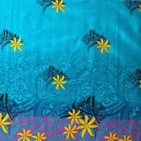 Tiare Traditional Tattoo Gradient Fabric | Cotton